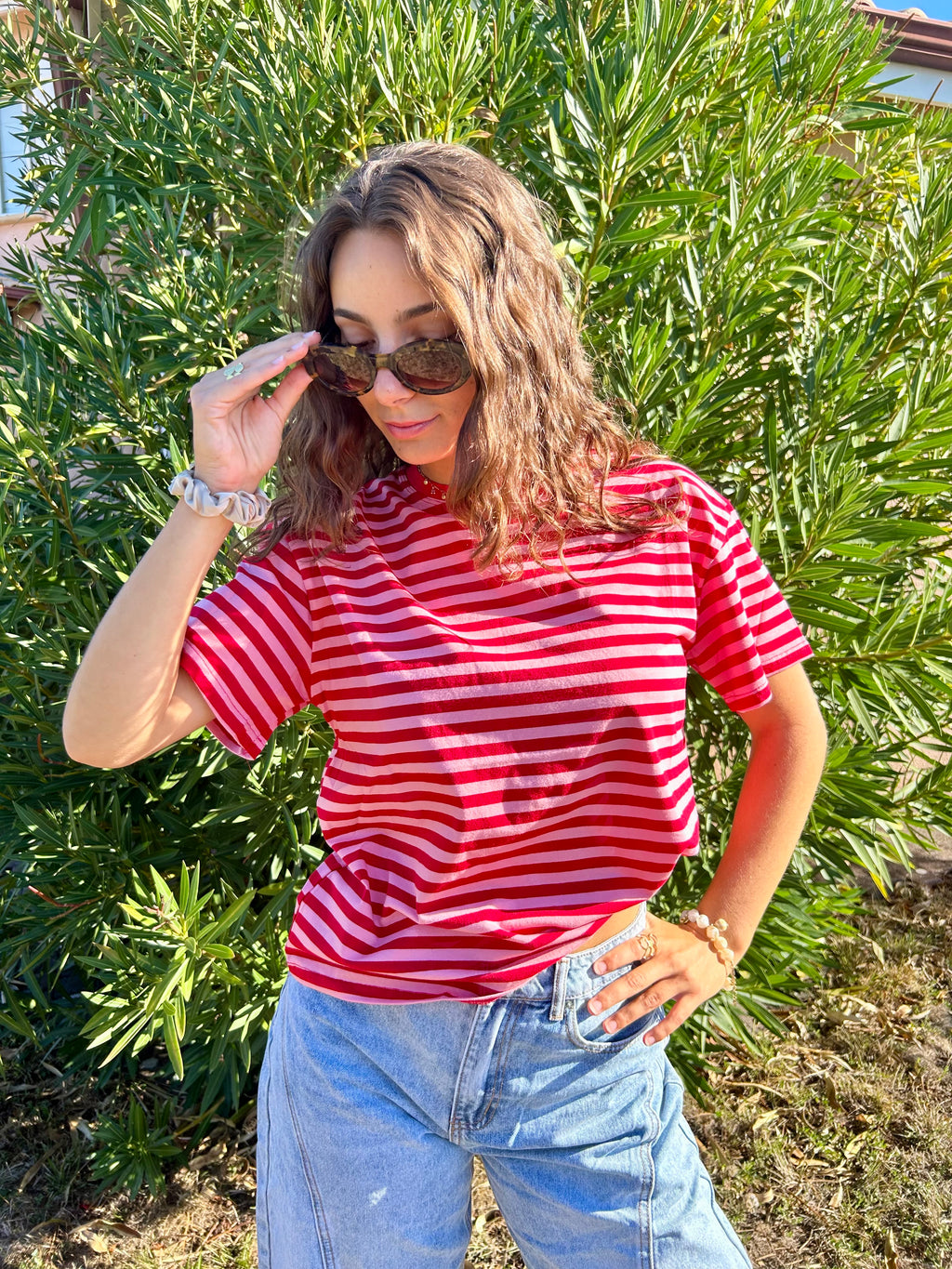 T-shirt manches courtes rayé